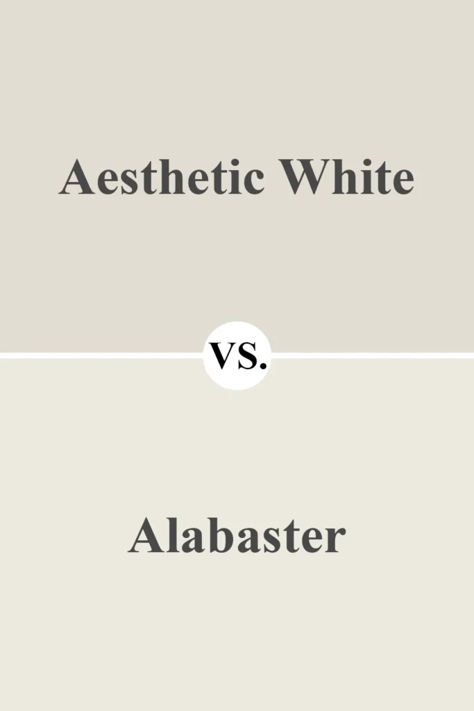 Aesthetic White VS Alabaster