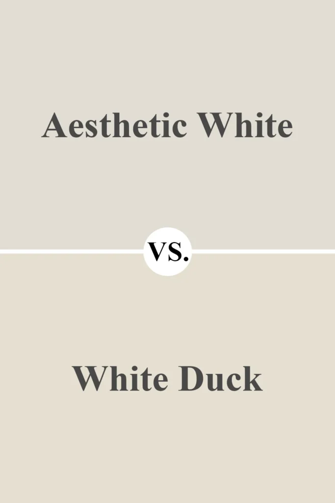 Aesthetic White VS White Duck