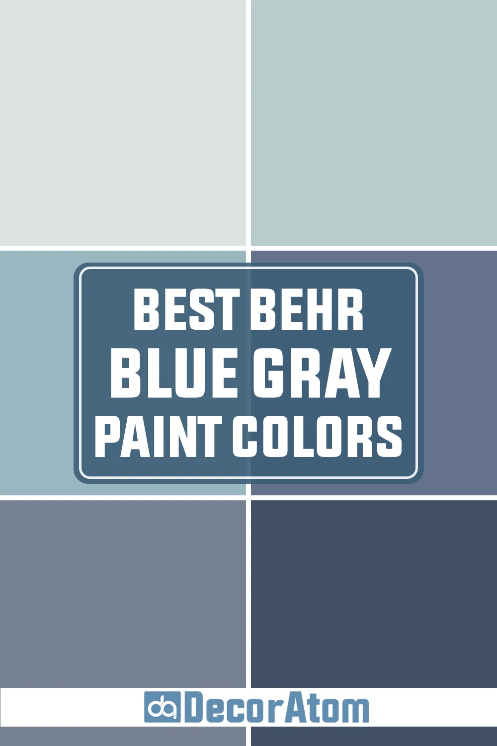 Behr Blue Gray Paint Colors