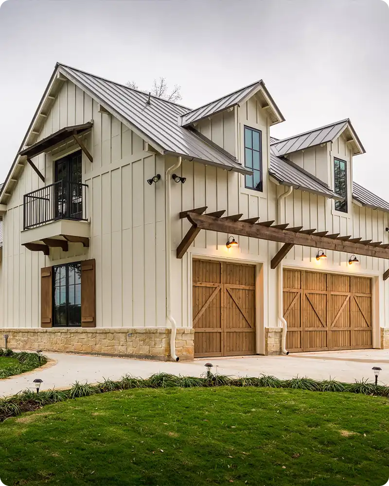 Beige Color House Exterior