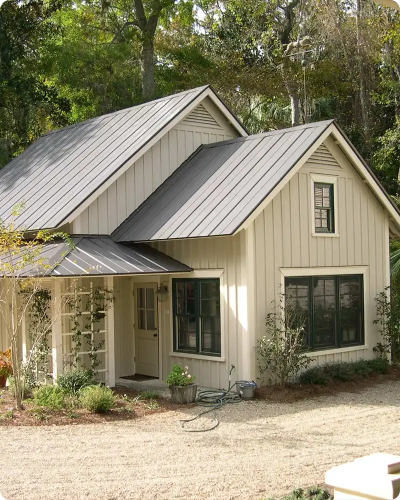 Beige Color House Exterior