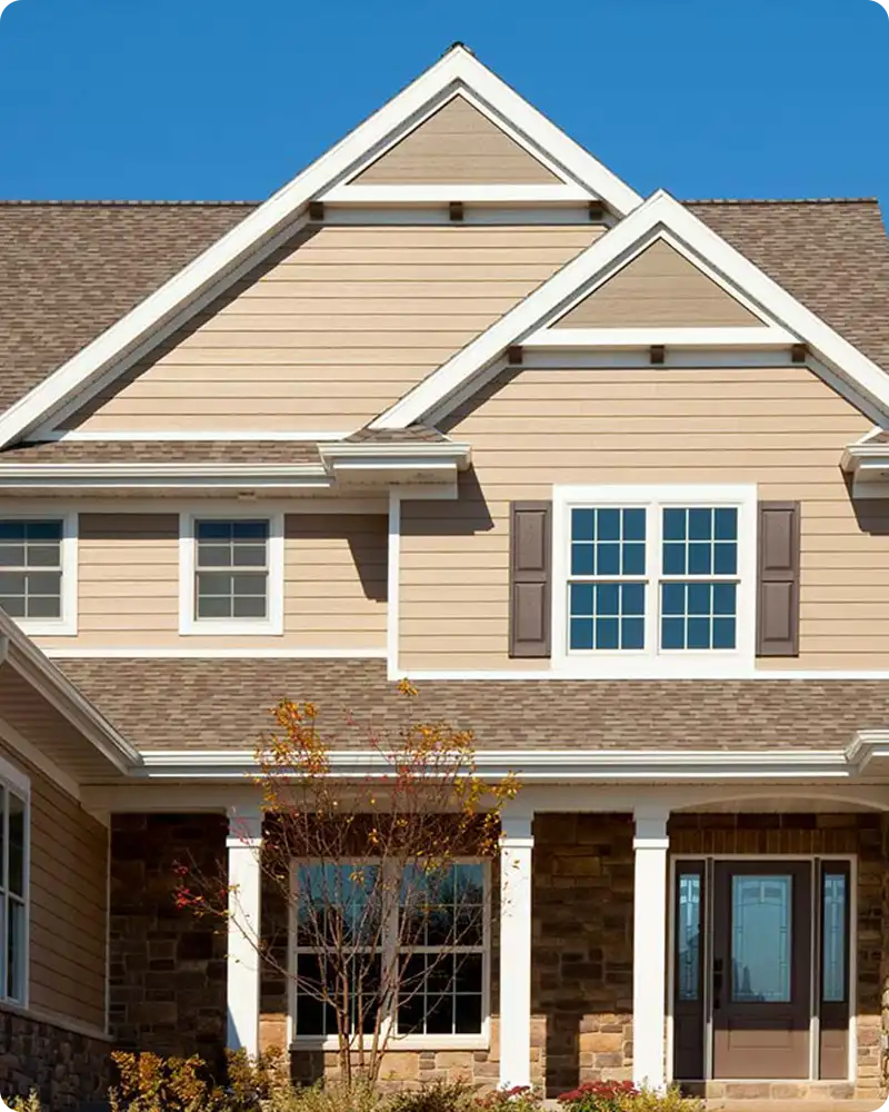 Beige Color House
