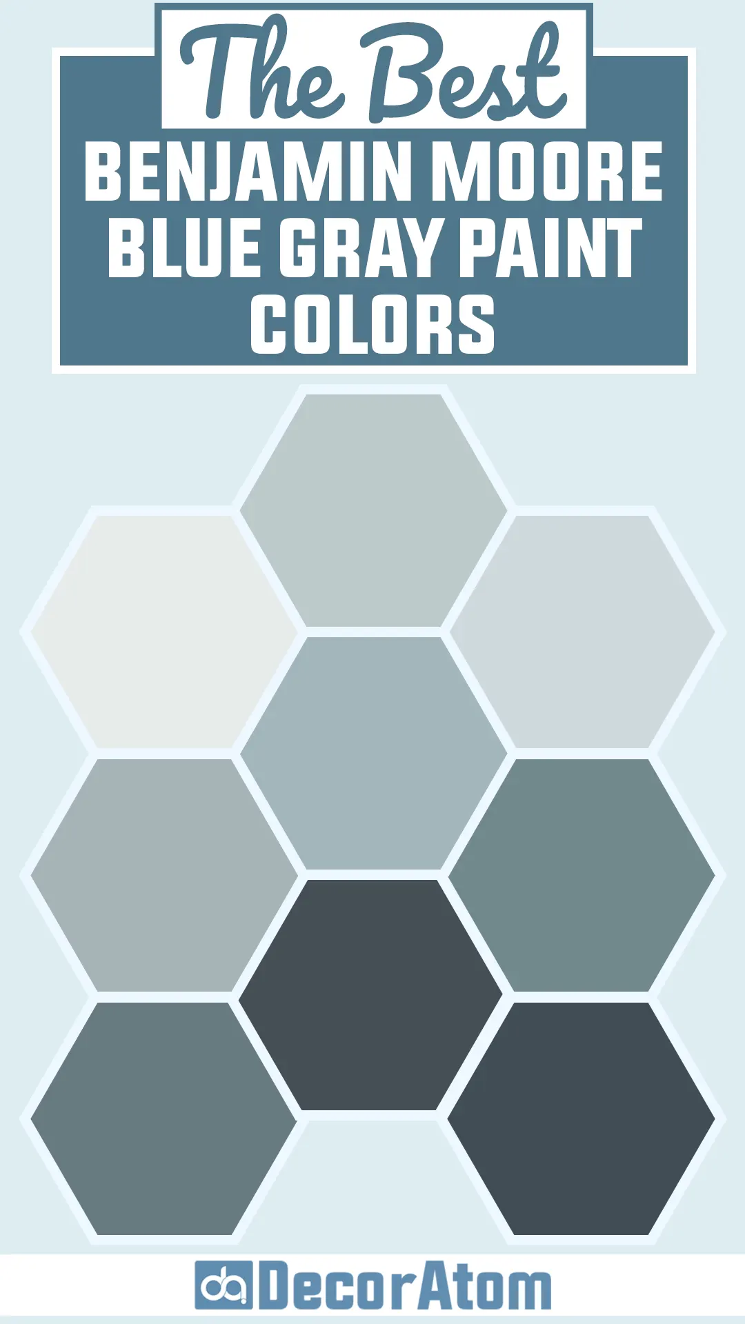 Best Benjamin Moore Blue Gray Paint Colors