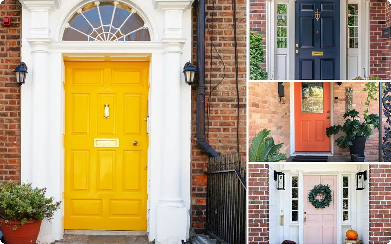 Best Front Door Colors for Red Brick Houses