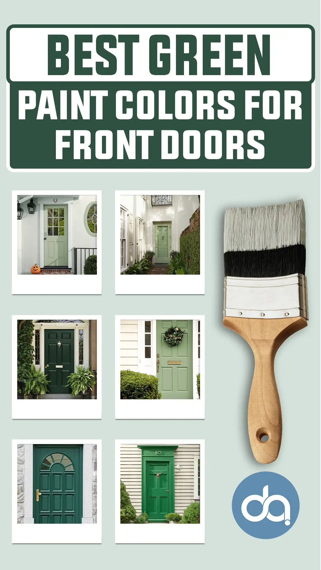 Best Green Front Door Paint Colors