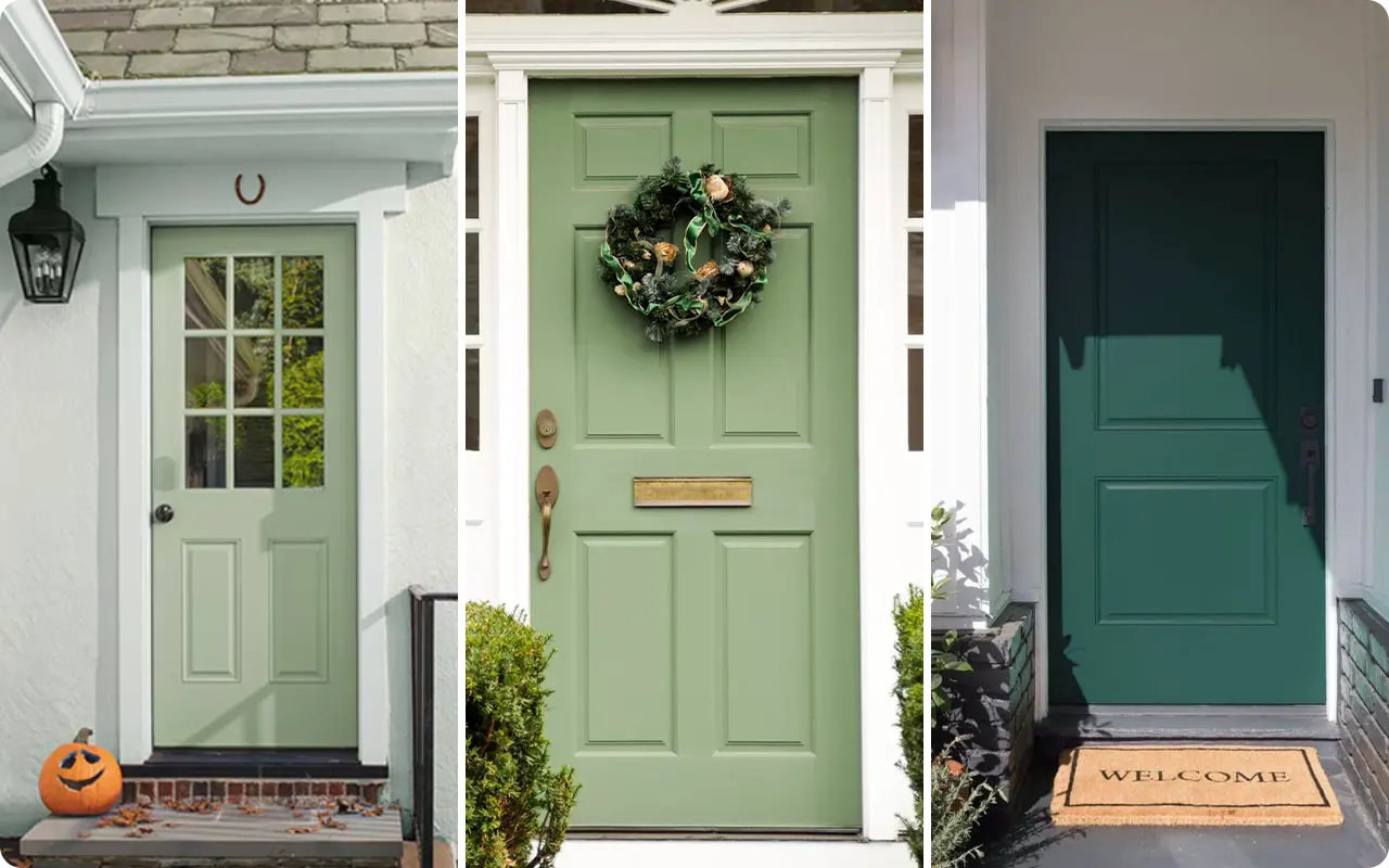 Best Green Front Door Paint Colors