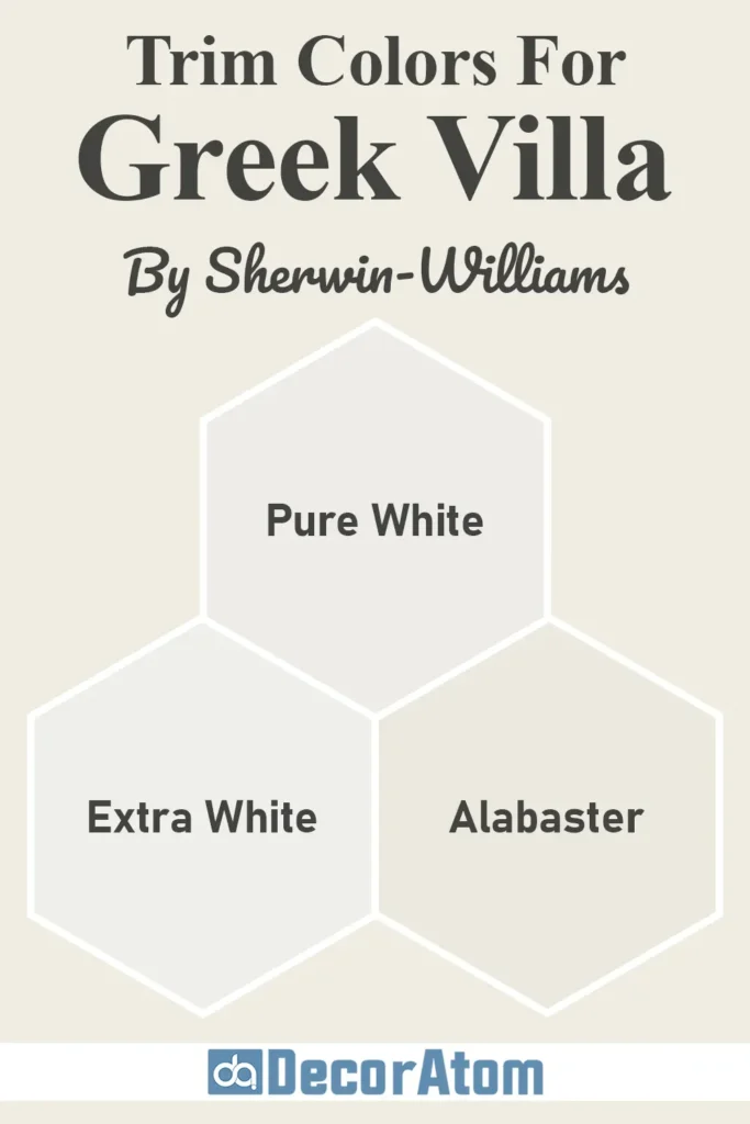 Best Trim Color For Sherwin-Williams Greek Villa