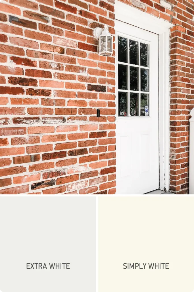 Classic White Front Door