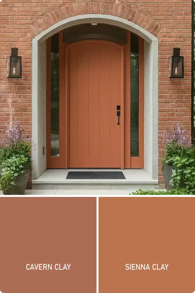 Clay Front Door