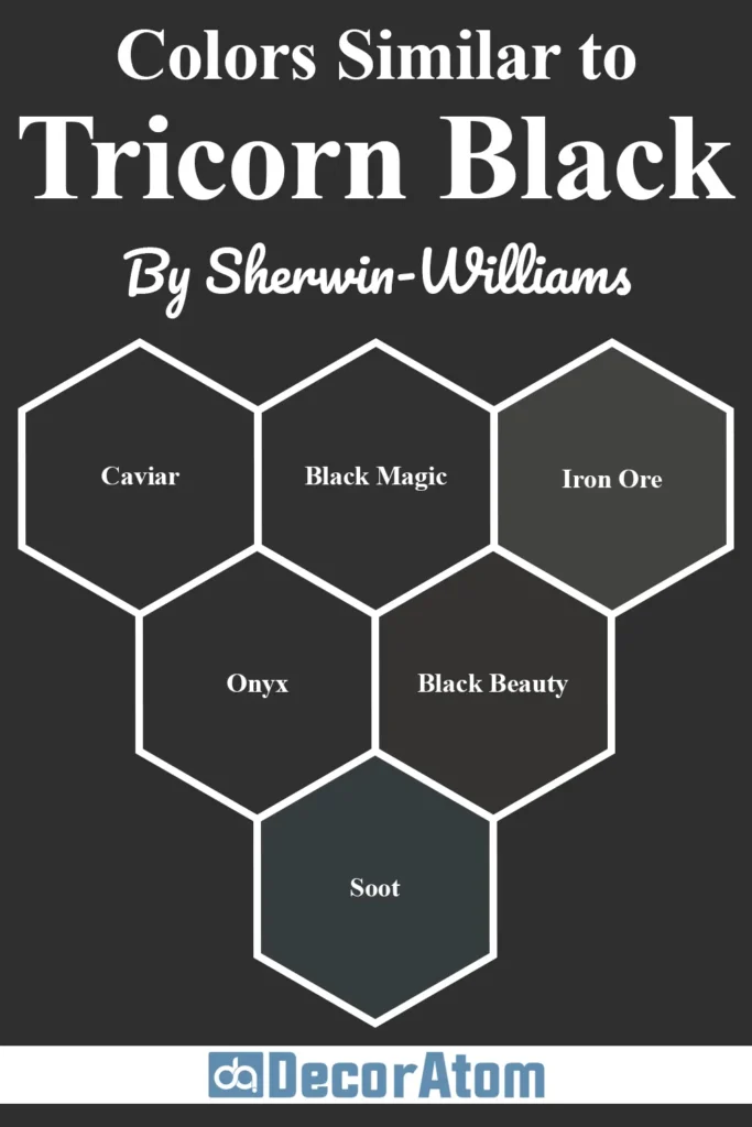 Colors Similar to Sherwin Williams Tricorn Black