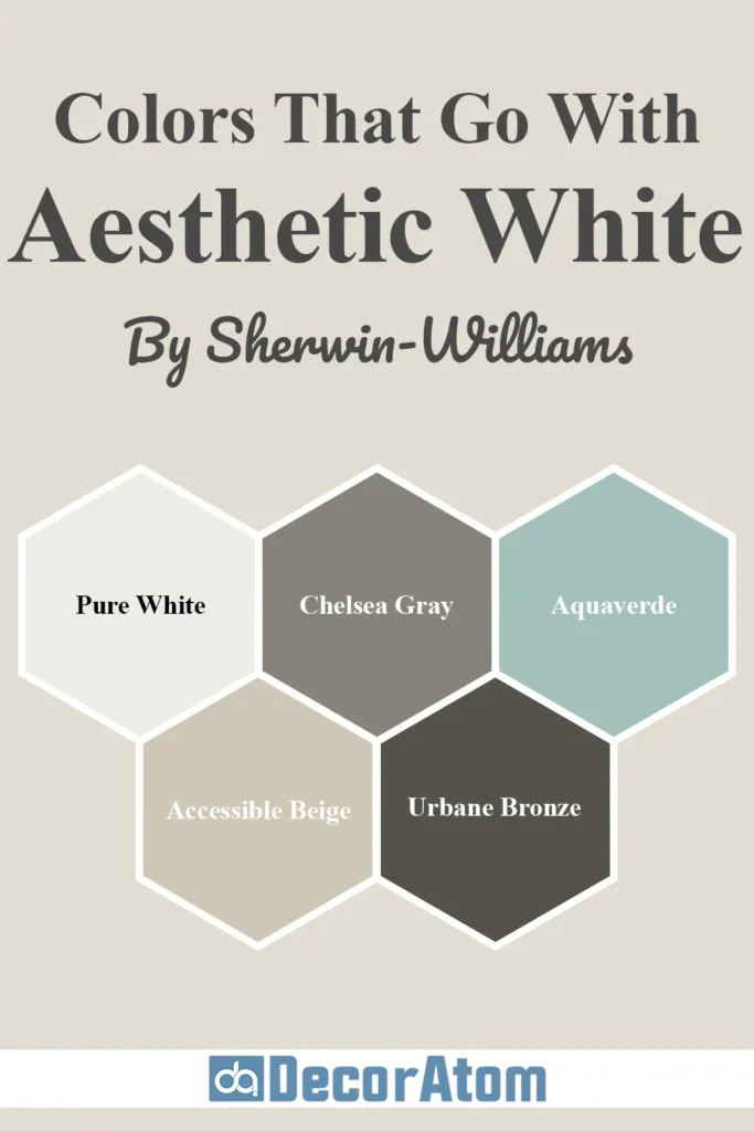Colors that Go With Sherwin Williams Aesthetic White SW 7035