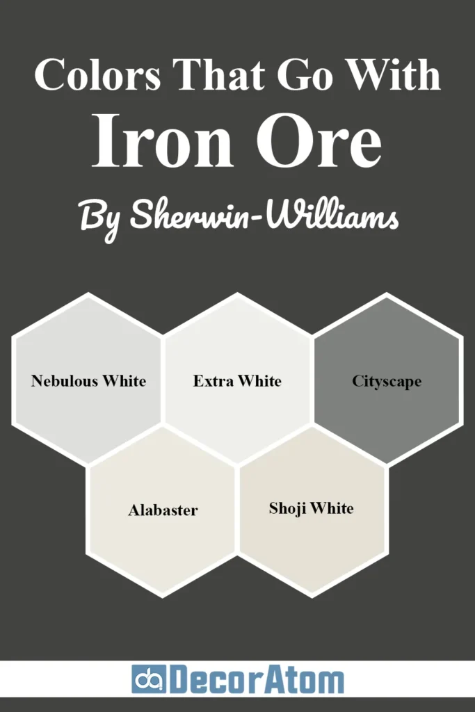 Colors that Go With Sherwin Williams Iron Ore