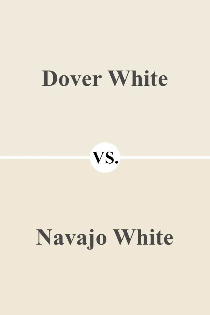 Dover White vs Benjamin Moore Navajo White