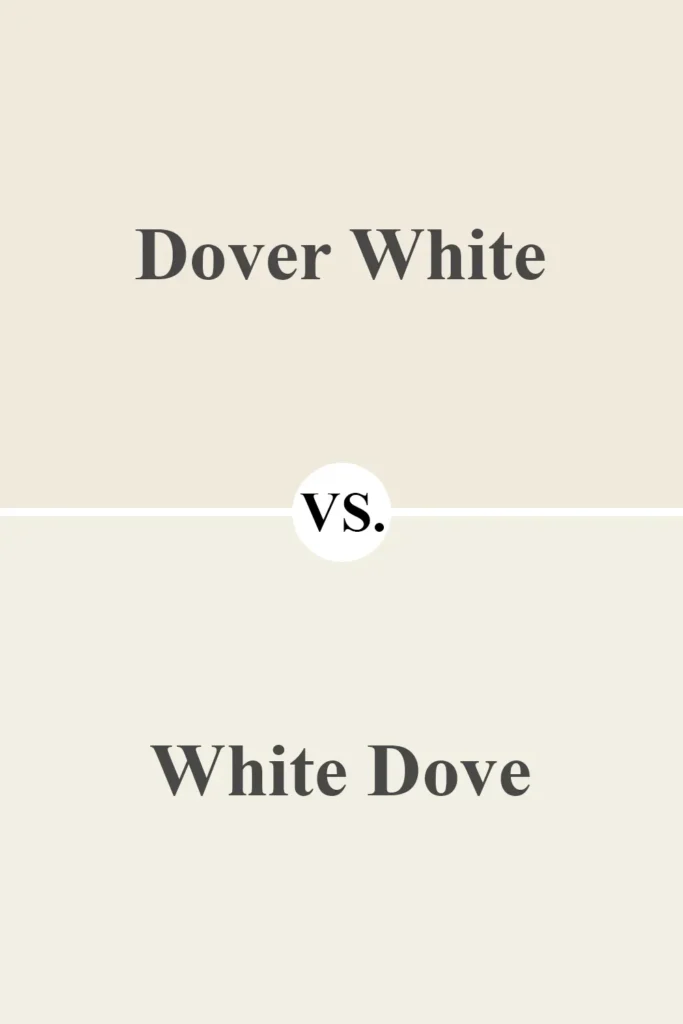 Dover White vs Benjamin Moore White Dove