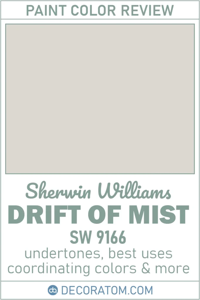 Drift of Mist SW 9166 Paint Color Review