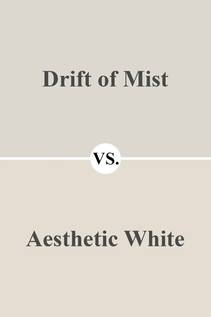 Drift of Mist VS Aesthetic White