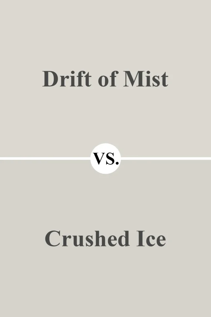 Drift of Mist VS Crushed Ice