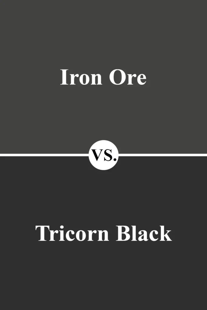 Iron Ore VS Tricorn Black
