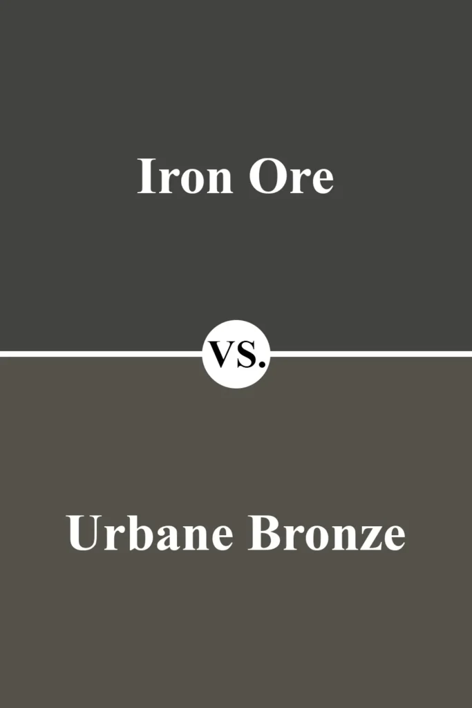 Iron Ore VS Urbane Bronze