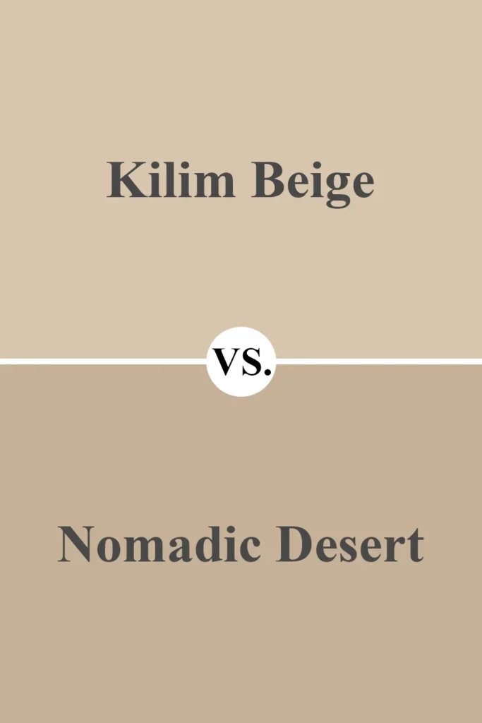 Kilim Beige VS Nomadic Desert