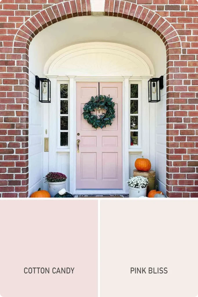 Light Pink Front Door