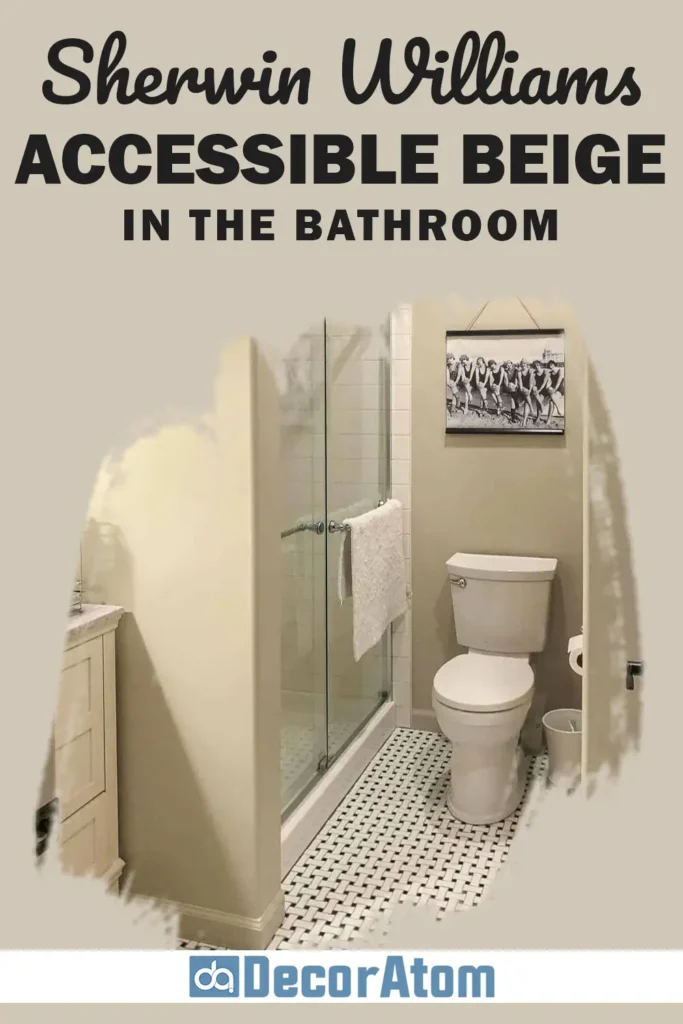 Sherwin Williams Accessible Beige In the Bathroom