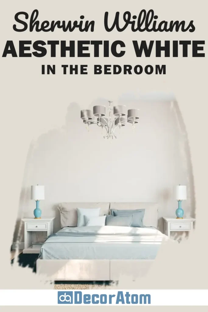Sherwin Williams Aesthetic White in the Bedroom