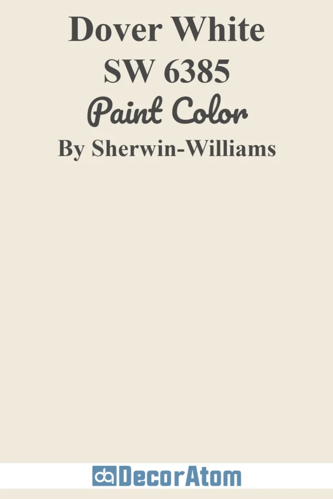 Sherwin-Williams Dover White SW 6385