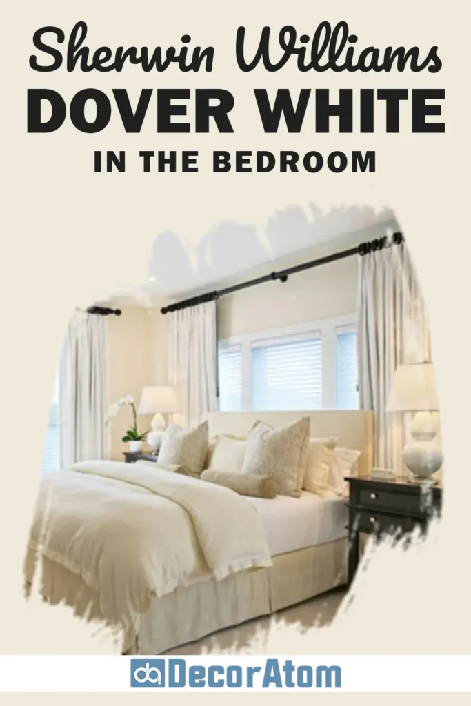 Sherwin Williams Dover White In the Bedroom