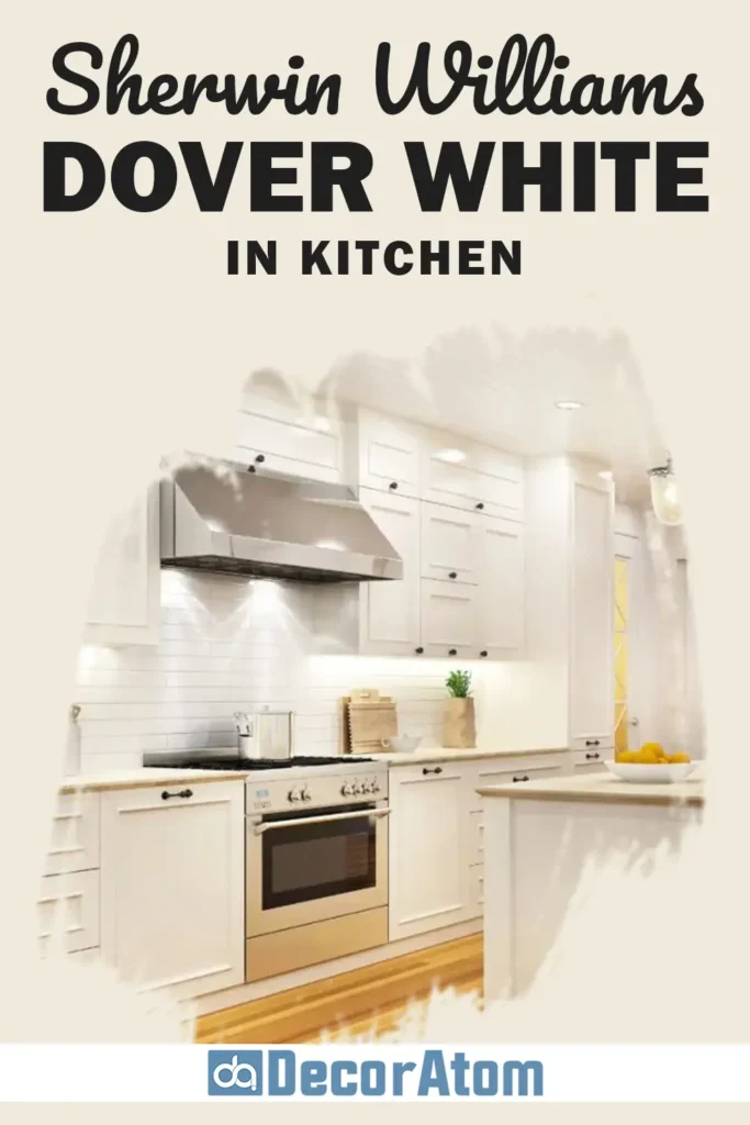 Sherwin Williams Dover White in Kitchen