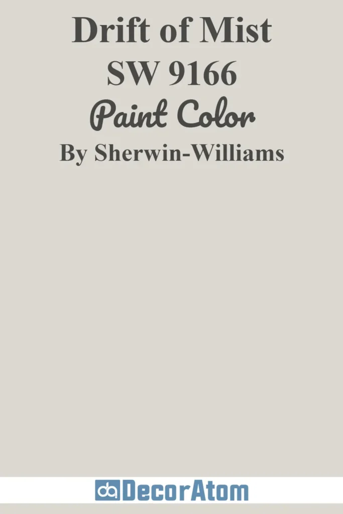 Sherwin-Williams Drift of Mist SW 9166