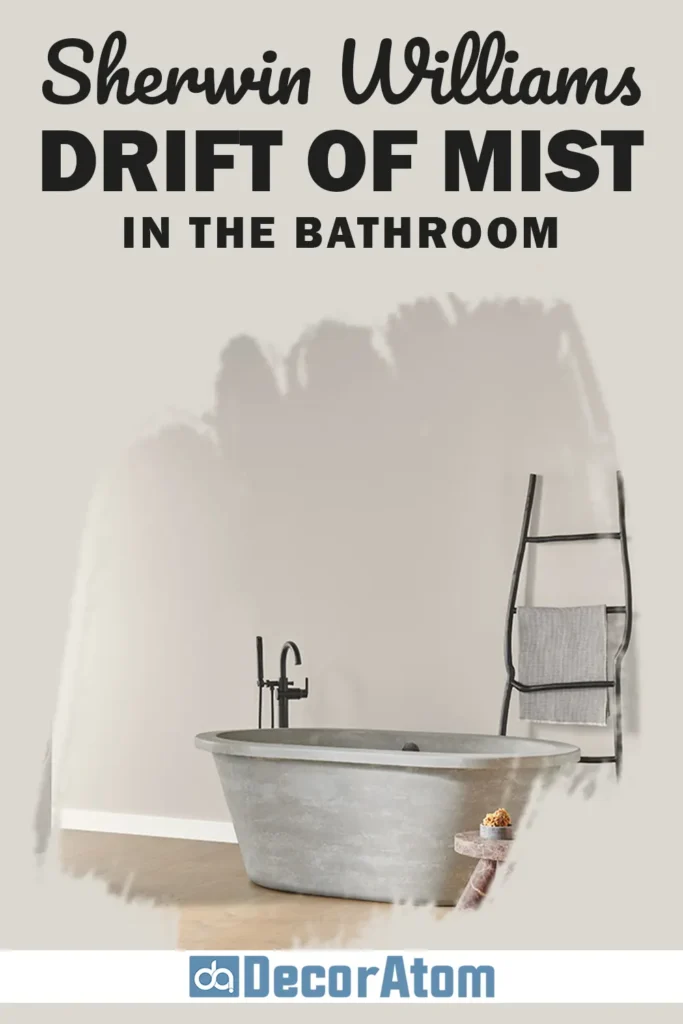 Sherwin Williams Drift of Mist in the Bathroom
