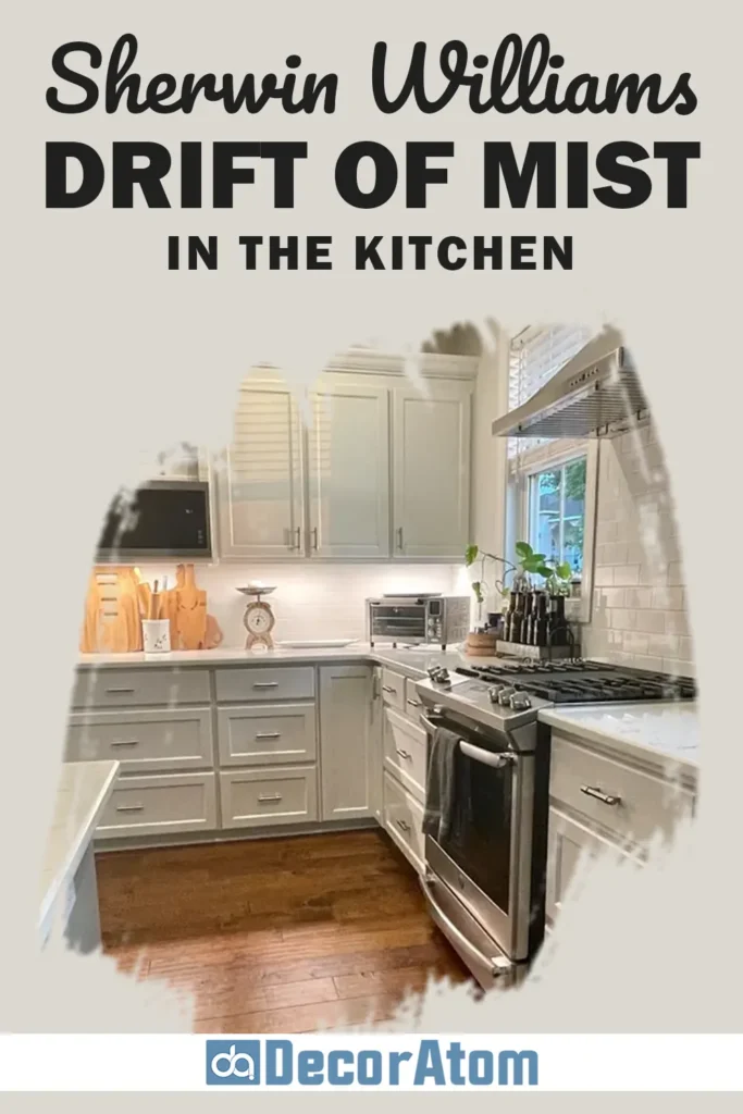 Sherwin Williams Drift of Mist in the Kitchen
