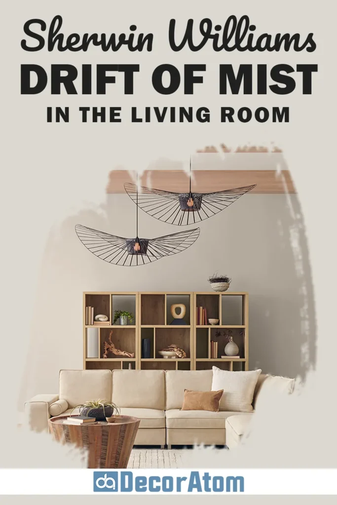 Sherwin Williams Drift of Mist in the Living Room