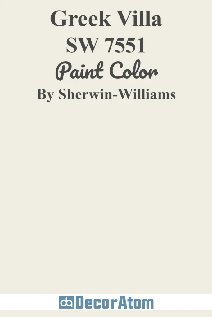 Sherwin-Williams Greek Villa SW 7551