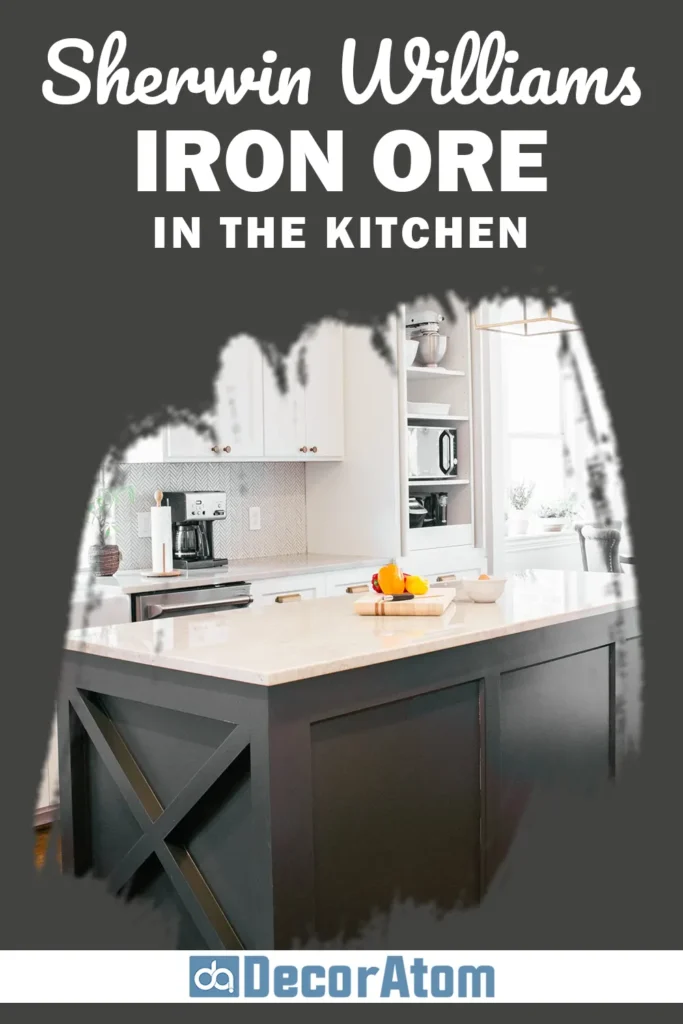 Sherwin Williams Iron Ore in Kitchen