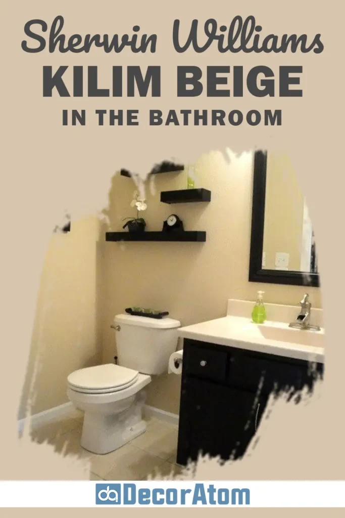 Sherwin Williams Kilim Beige in the Bathroom