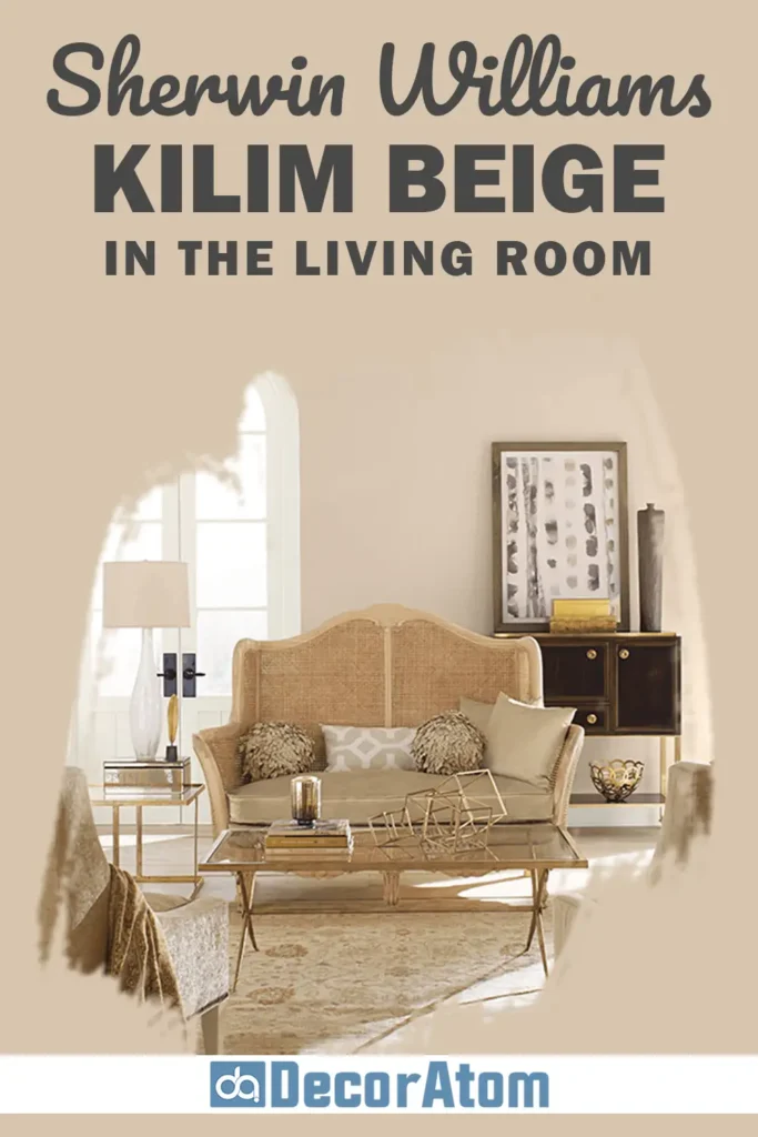 Sherwin Williams Kilim Beige in the Living Room