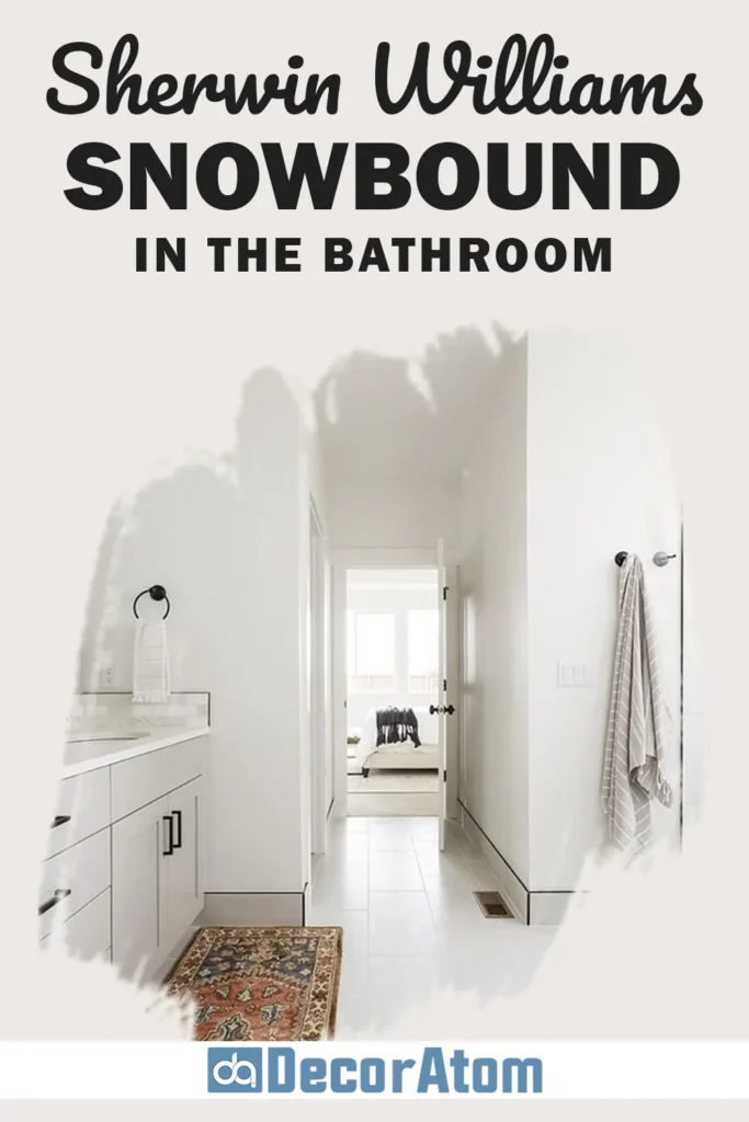Sherwin Williams Snowbound in the Bathroom