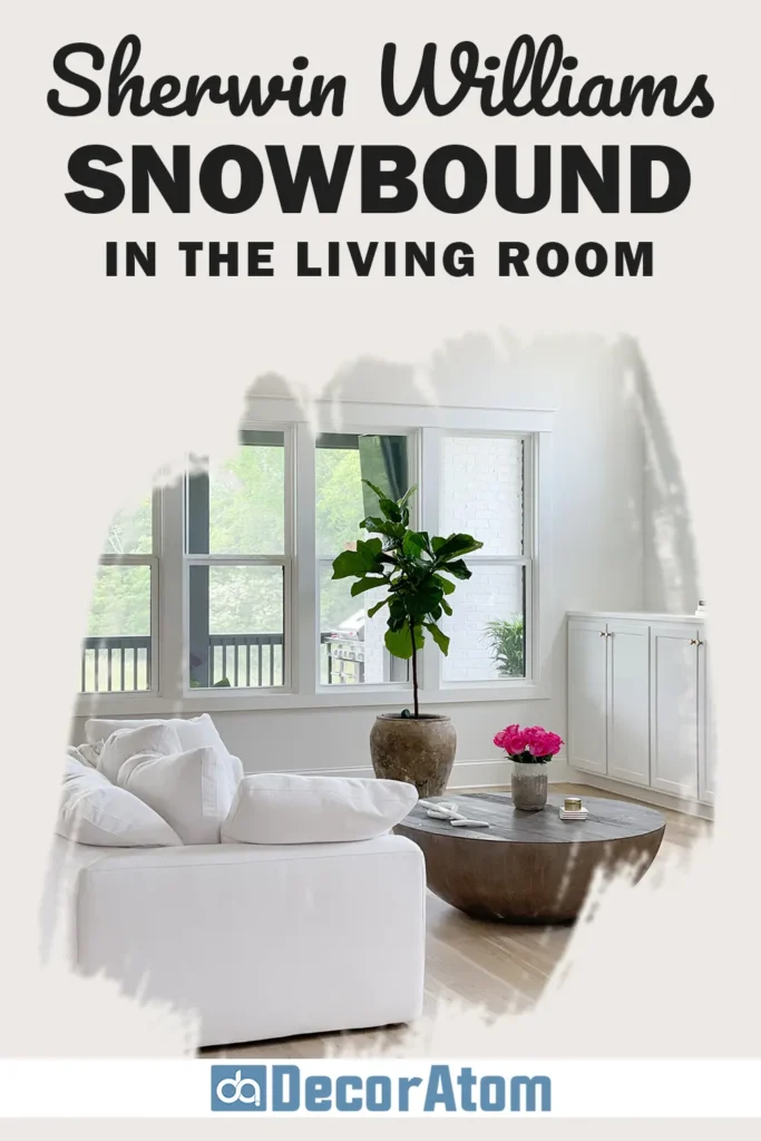 Sherwin Williams Snowbound in the Living Room
