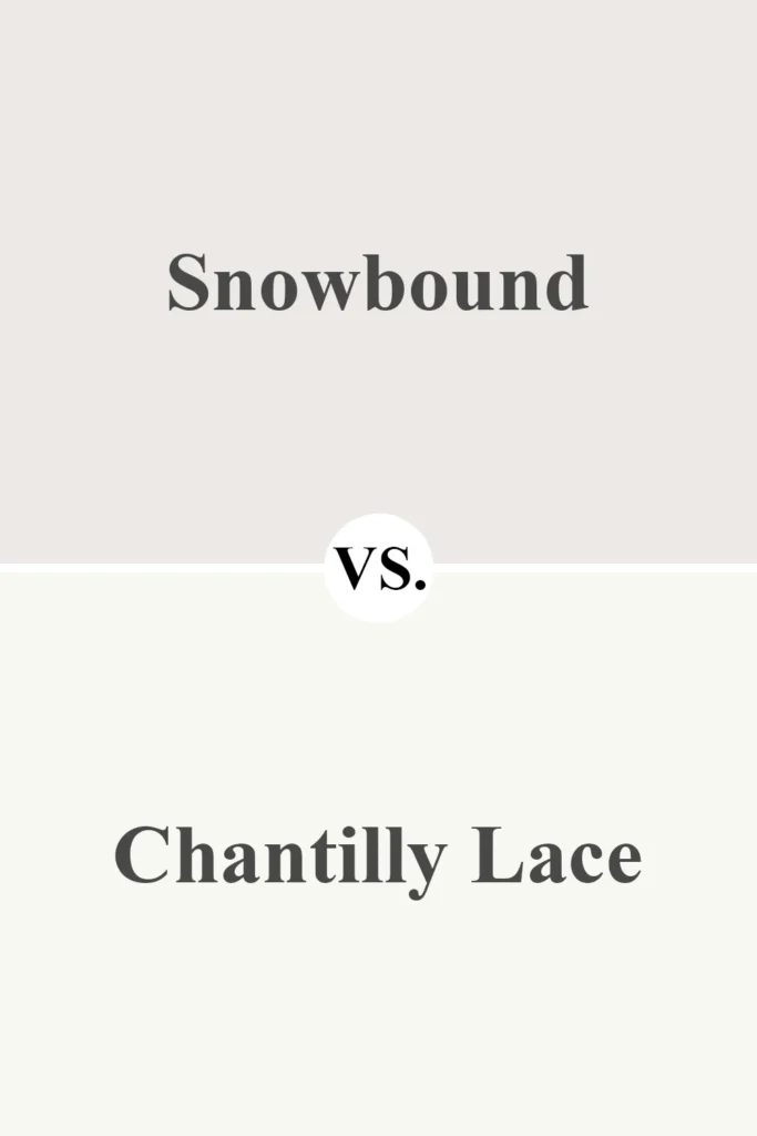 Snowbound vs Chantilly Lace