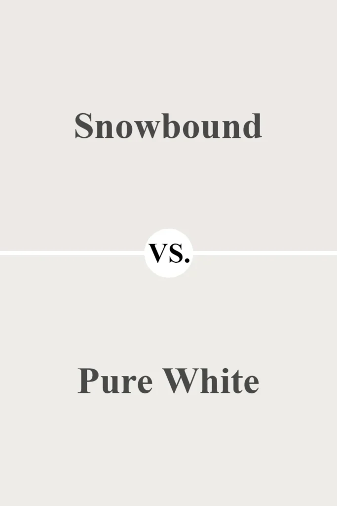 Snowbound vs Pure White