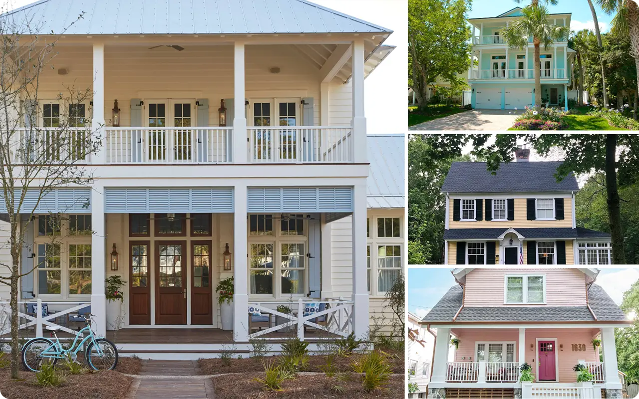Soft Pastel House Exterior Colors