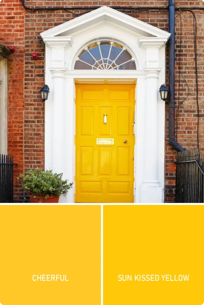 Sunshine Yellow Front Door