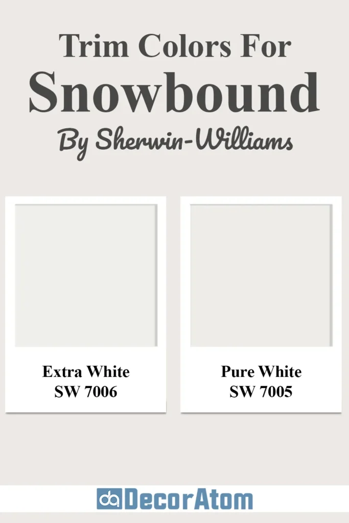Trim Colors to Pair With Sherwin Williams Snowbound