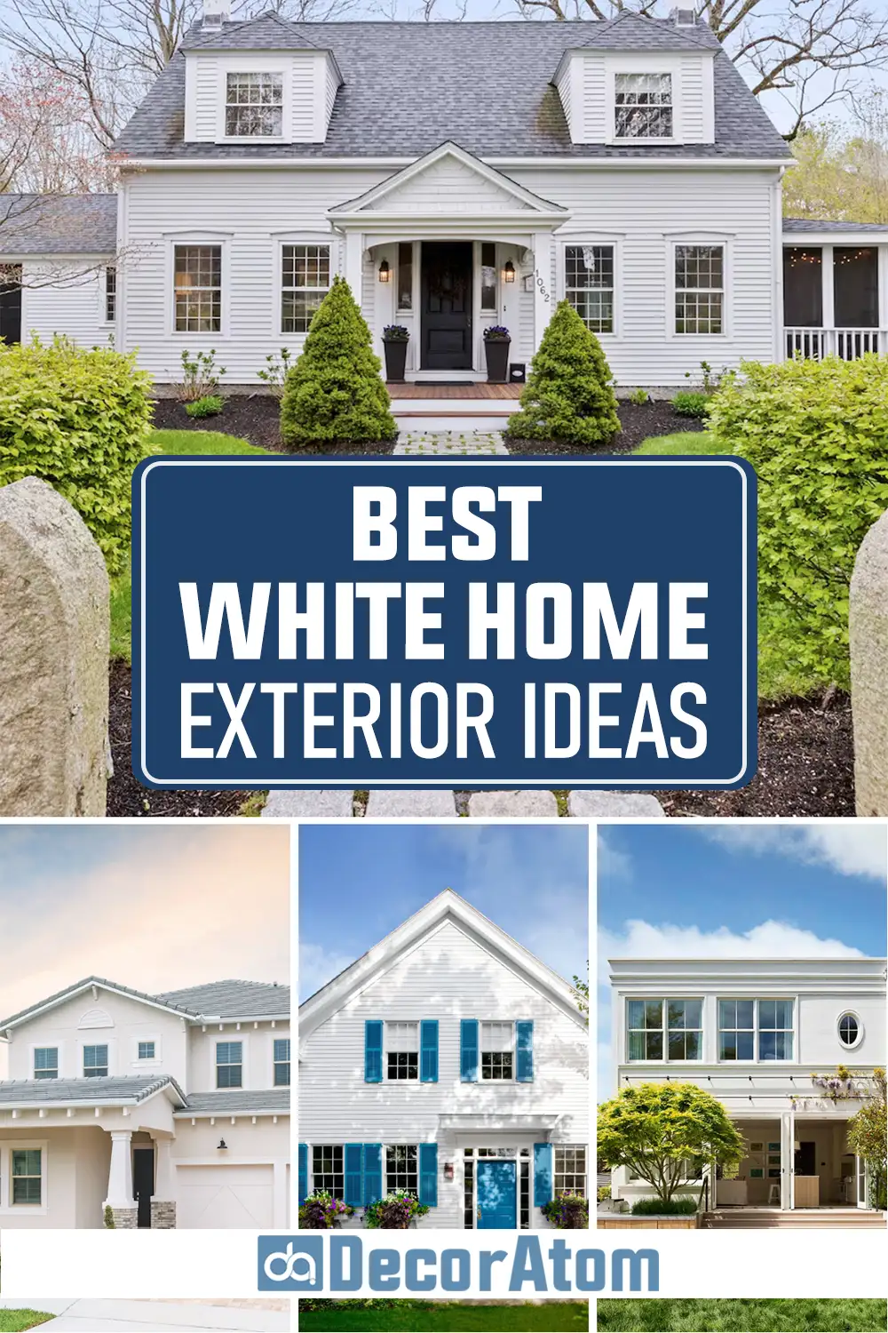 White Home Exterior Ideas