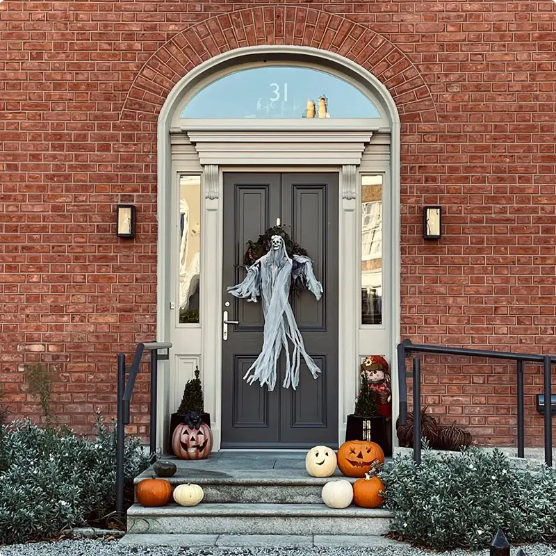 A Ghost Hanging Out Right at the Entrance