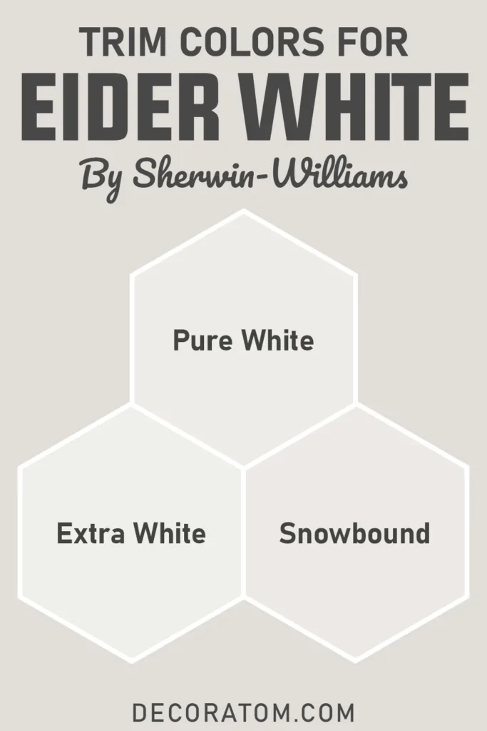 Trim Colors to Pair With Sherwin Williams Eider White SW 7014