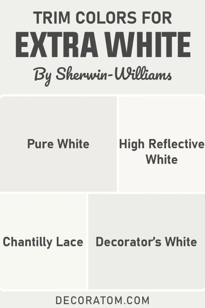 Trim Colors to Pair With Sherwin Williams Extra White