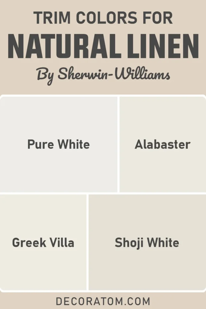 Trim Colors to Pair With Sherwin Williams Natural Linen